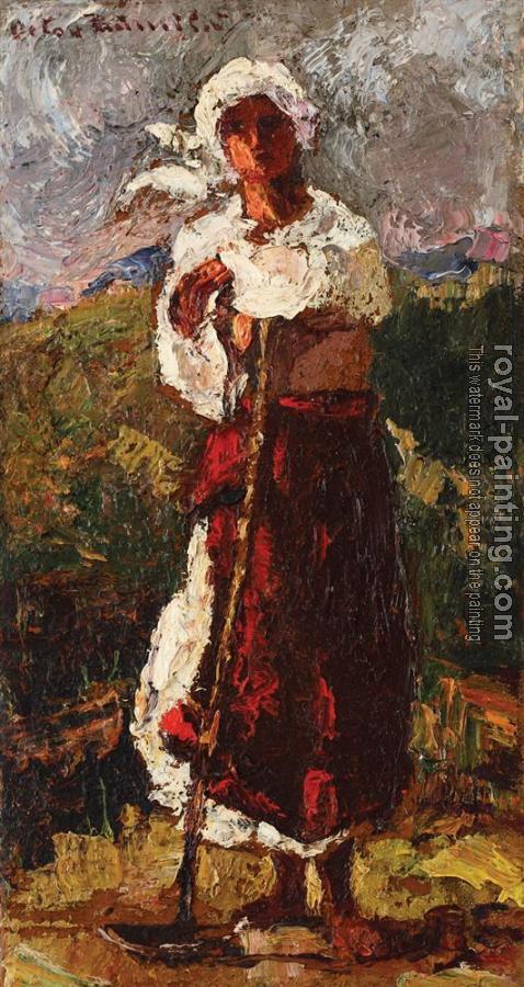 Octav Bancila : Peasant woman II